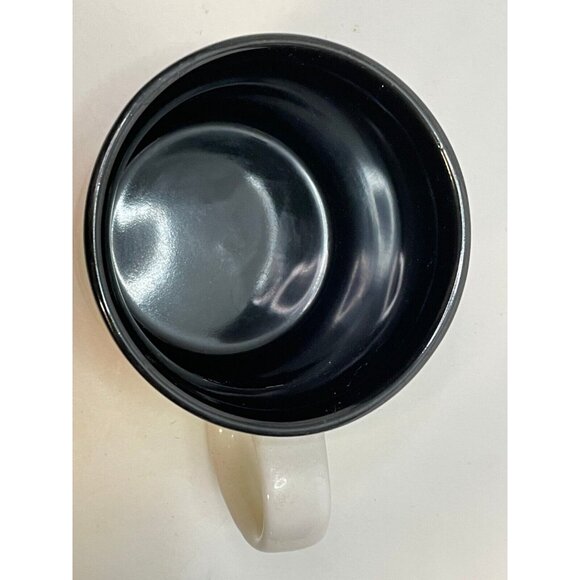 Burton Happy Birthday Big 40 ceramic coffee mug cup 3 1/2" 2007 yellow - Picture 5 of 9